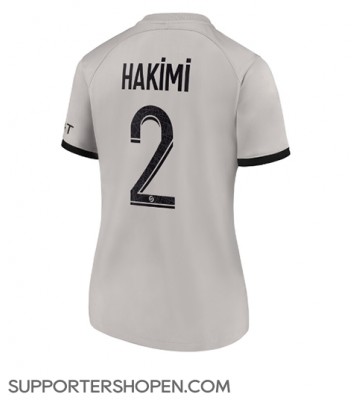 Paris Saint-Germain Achraf Hakimi #2 Borta Matchtröja Dam 2022-23 Kortärmad